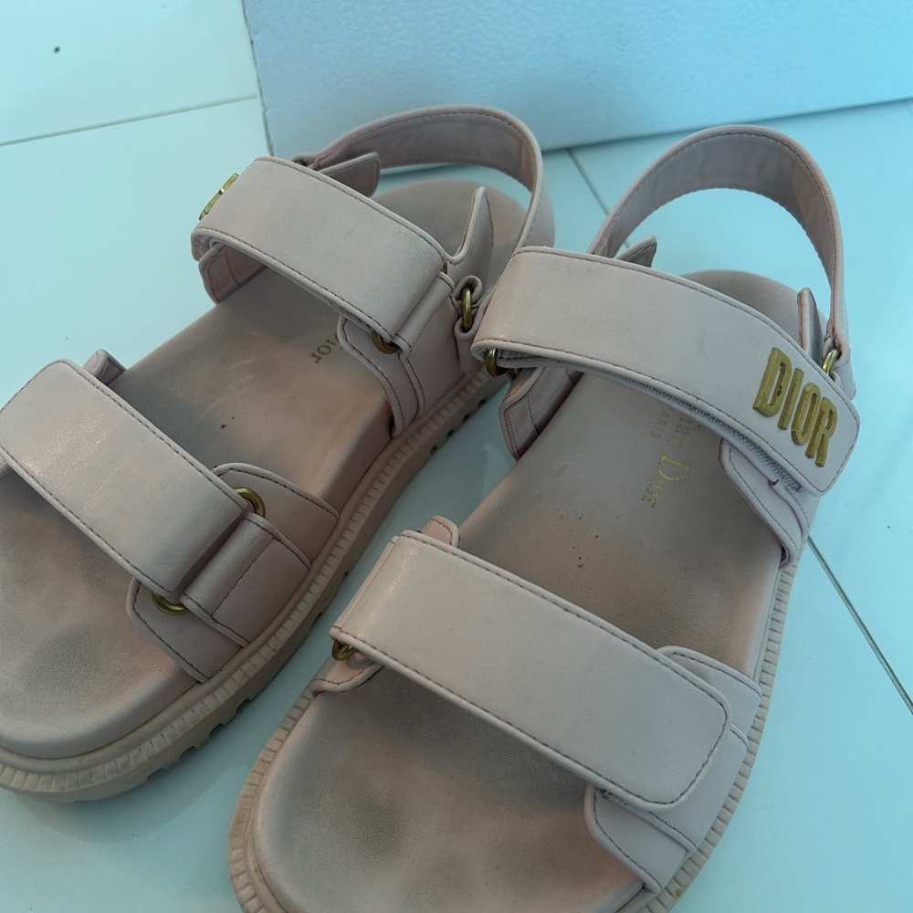 Dior Dioract sandals Light Pink size 38 - Picture 3 of 4